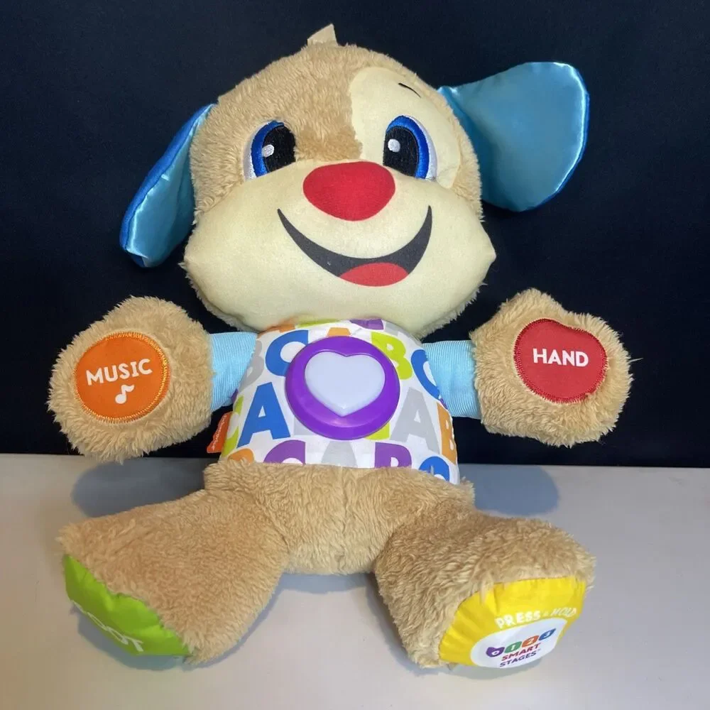 Fisher-Price Laugh Learn Smart Stages Puppy Plush Learning Toy Tested & Working